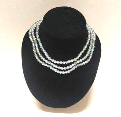 Choker 3 Row/Crystal