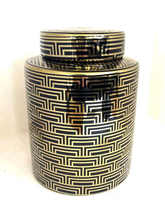 Geometric jar 20cm