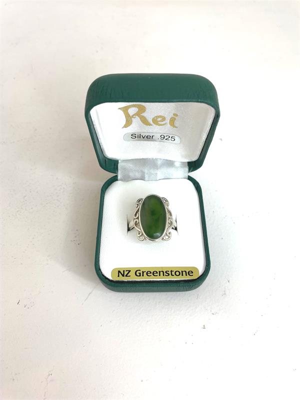 Greenstone Mangopare ring