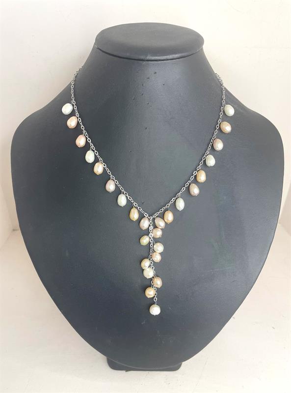 Necklace Pearl Pear