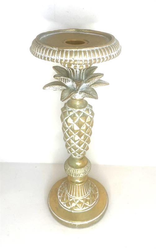 Candle Holder Pineapple Gold