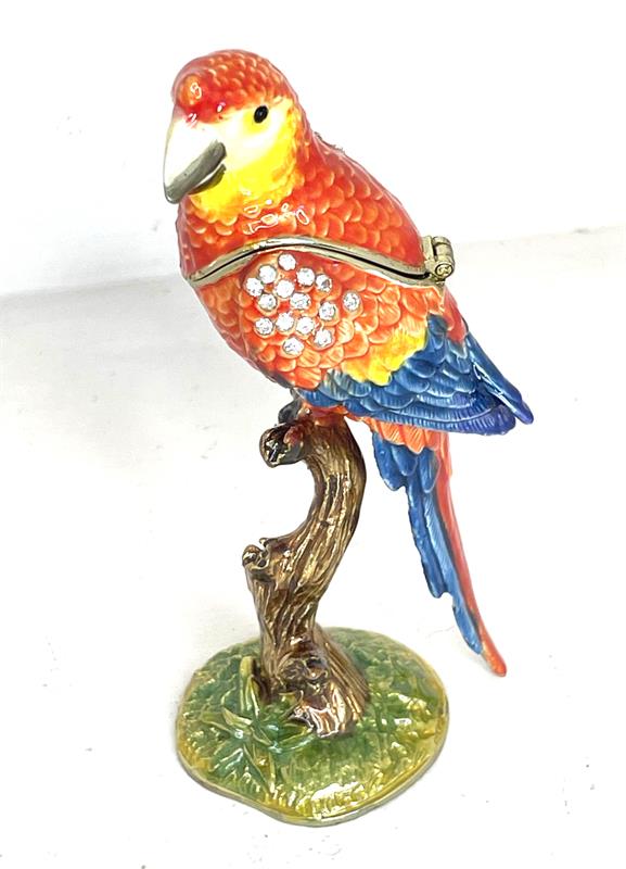 Trinket Box Parrot