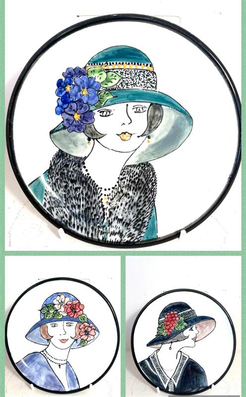 handpainted plates PM