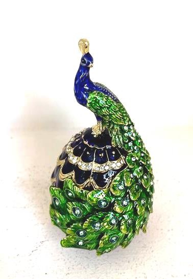 Peacock Trinket Box
