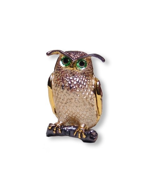 Trinket box - crystal owl