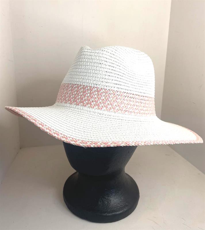 Jade Fedora - Natural/Blush