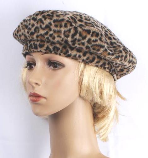 Leopard Beret