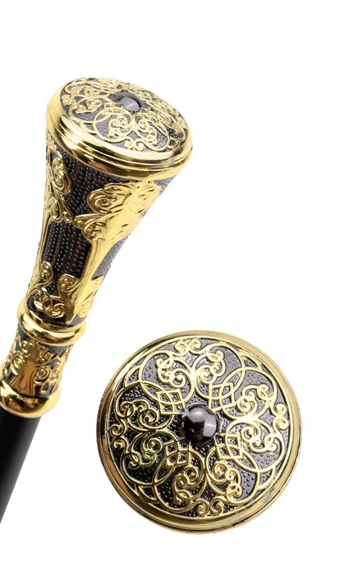 Black & Gold cane