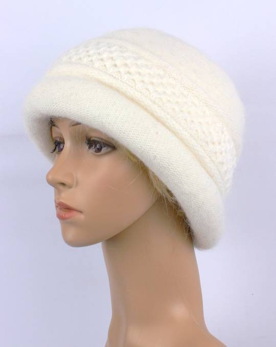 Cashmere angora hat