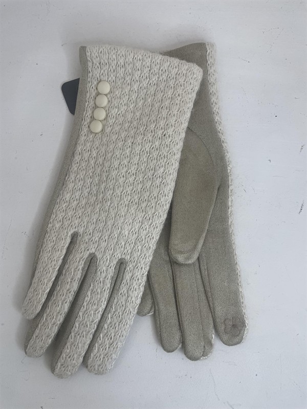 Chenille knit glove