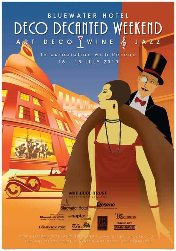 Art Deco Weekend Poster 2010